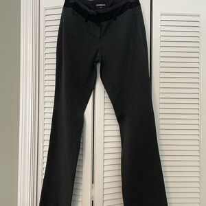 Express Women's Charcoal Flare Pants